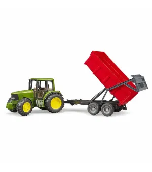 Bruder John Deere 6920 Traktör Kırmızı Römork 0205