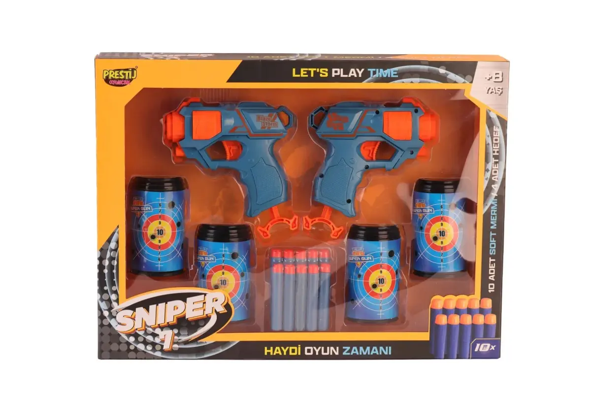 KUT.3 HEDEFLİ SNİPER 7 DART ATICI