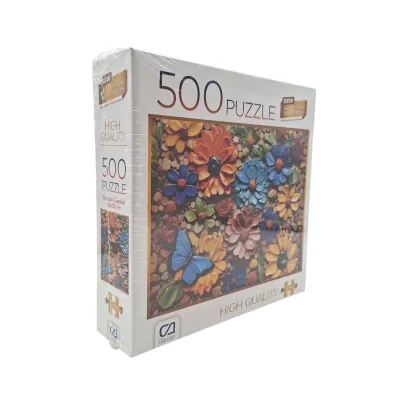 MOZAİK ÇİÇEKLER PUZZLE 500