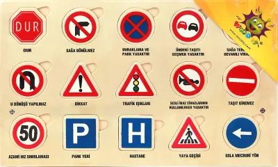 WOODOY YAPBOZ TRAFİK LEVHALARI
