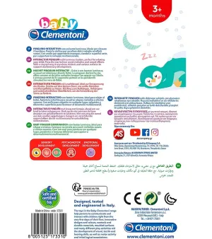 Baby Clementoni - İnteraktif Penguen Oyuncak