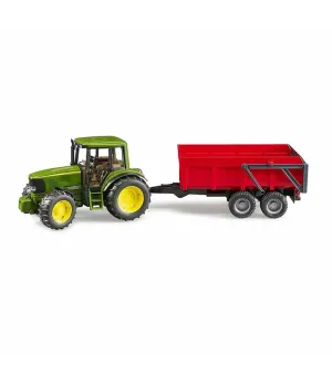 Bruder John Deere 6920 Traktör Kırmızı Römork 0205