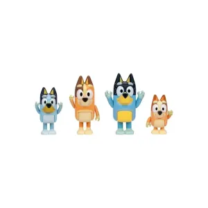 Bluey 4'lü Figür Set - Asorti