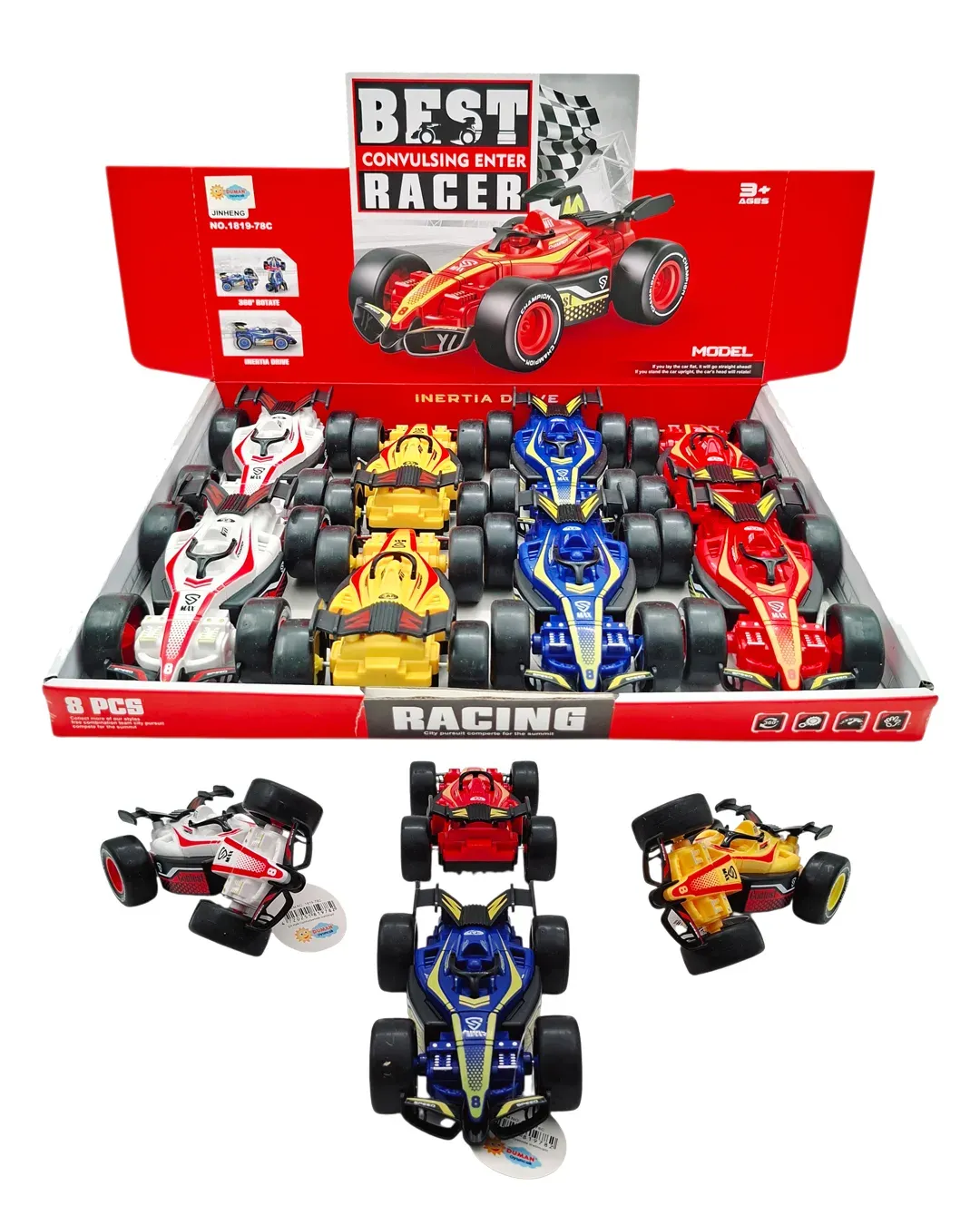 KUTUDA 8Lİ SÜRTMELİ FORMULA 1