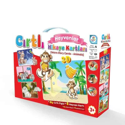 CIRTLI HİKAYE KARTLARI HAYVANLAR