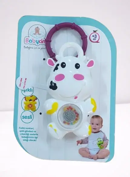 BABYCİM NEŞELİ SESLİ PİLLİ İNEK ÇINĞIRAK