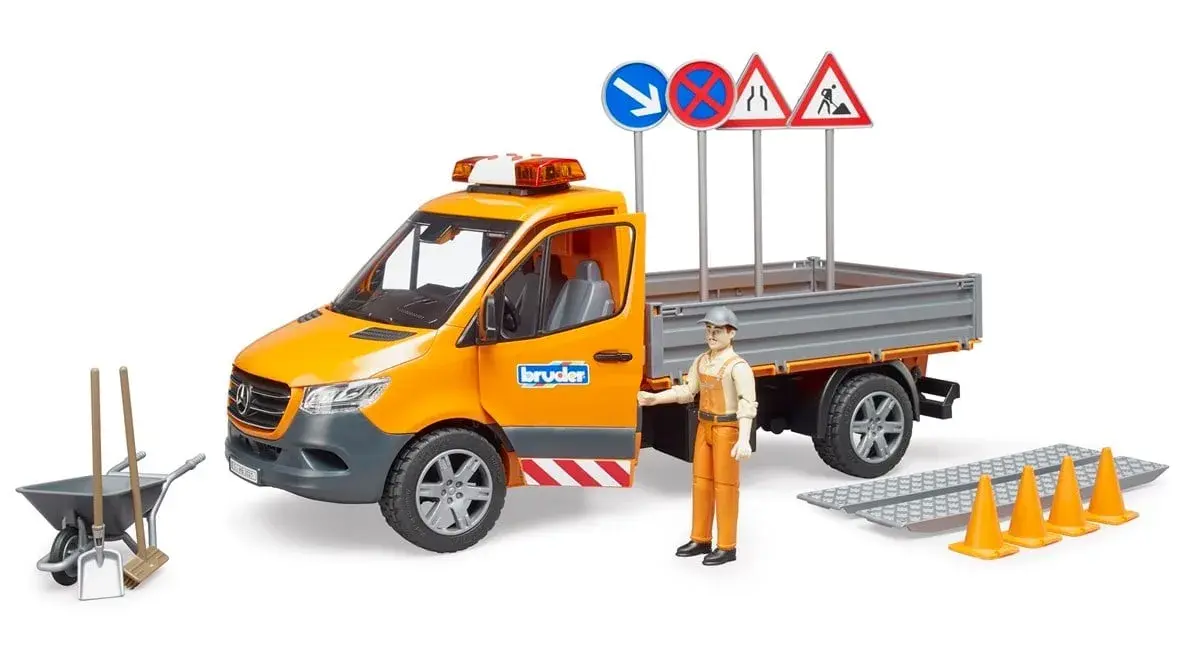 Bruder Mercedes Benz Yol Bakım Aracı Eleman 02677