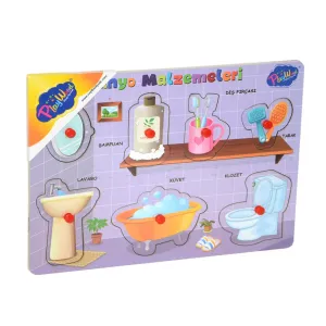AHŞAP TUTMALI BANYO MALZEMELERİ ONY-296