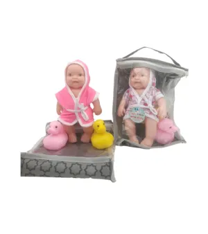 ÖRDEKLİ ÇANTALI BEBEK