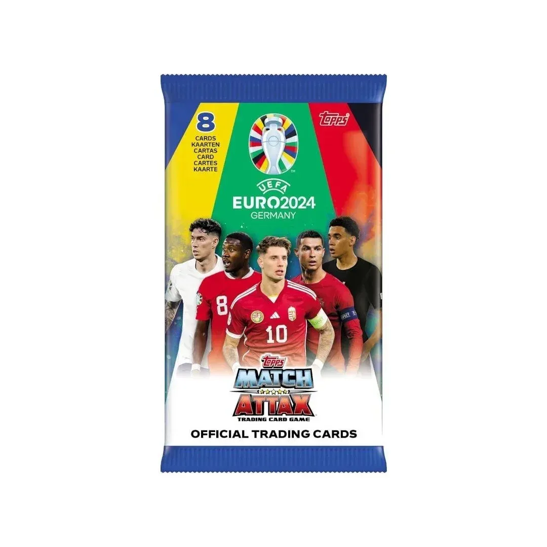 TOPPS OFFİCİAL EURO 2024 MATCH ATTAX - PACK 8 AD - PAKET 36 AD