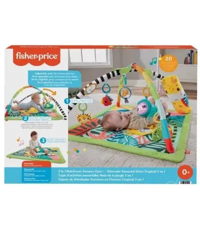 Fisher-Price® 3ü 1 Arada Yağmur Ormanı Jimnastik Merkezi