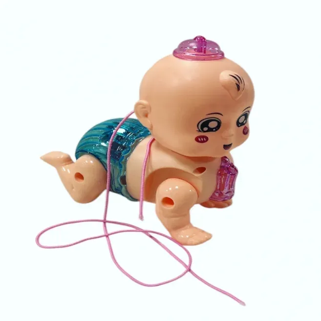 POŞETLİ İPLİ IŞIKLI BEBEK
