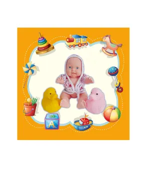 ÖRDEKLİ ÇANTALI BEBEK