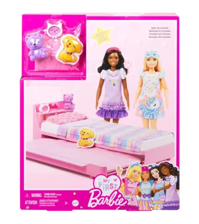 My First Barbie - İlk Bebeğim Barbie - Barbienin Yatağı Oyun Seti