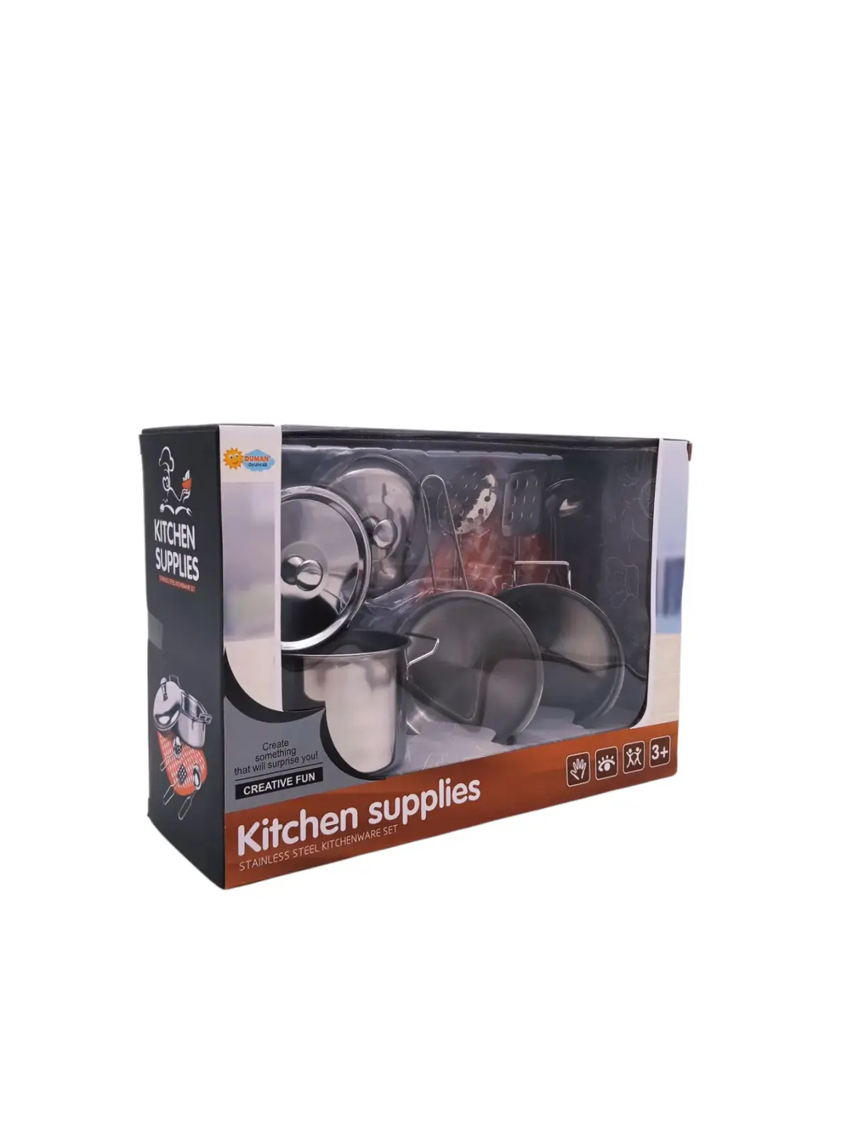 KUTUDA METAL YEMEK SETİ