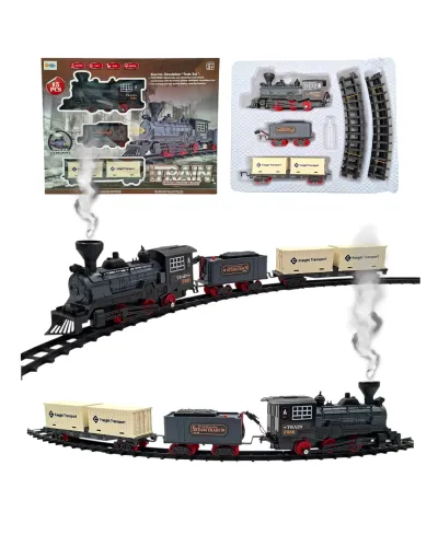 PİLLİ IŞIKLI SESLİ DUMAN ATAN TREN