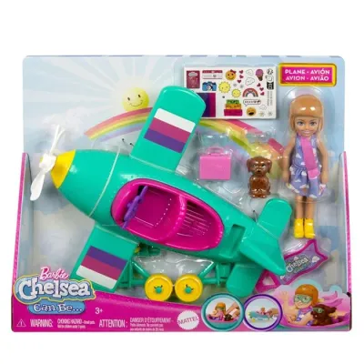 Barbie® Chelseanin Pervaneli Mini Uçağı Oyun Seti