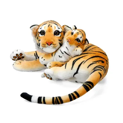 - SUN-WEH-PFF-SK.PELUŞ KAPLAN ANNE VE YAVRUSU YAN YATAN 60CM.KHV. 8680863014066