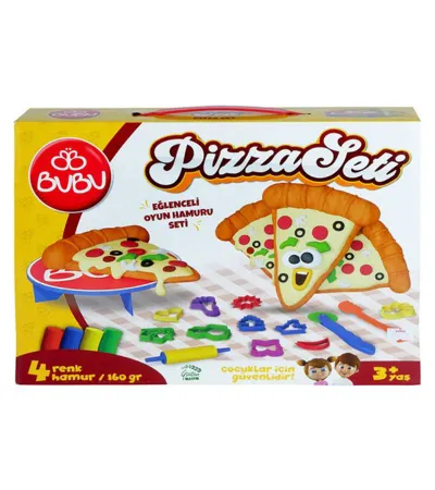 BU-BU OYUN HAMURU SETİ PİZZA (L)