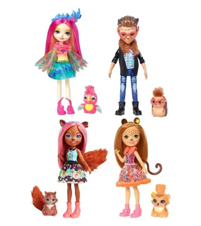Enchantimals Popüler Karakter Bebekler