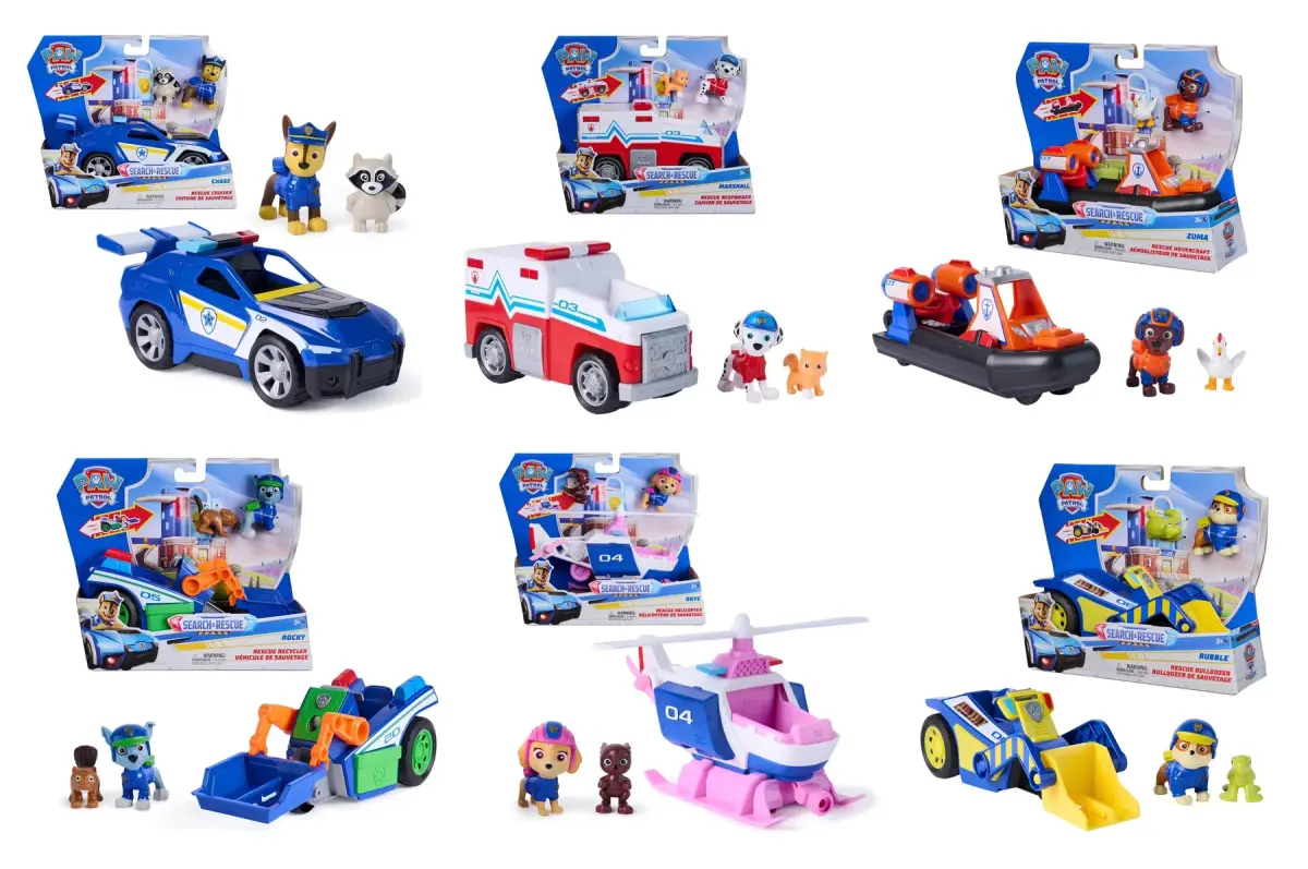 PAW PATROL SEARCH AND RESCUE 2 FİGÜRLÜ KURTARMA ARACI