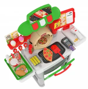 PİZZA RESTAURANT PLAY SET WİTH CASHİER(52 PARÇA)