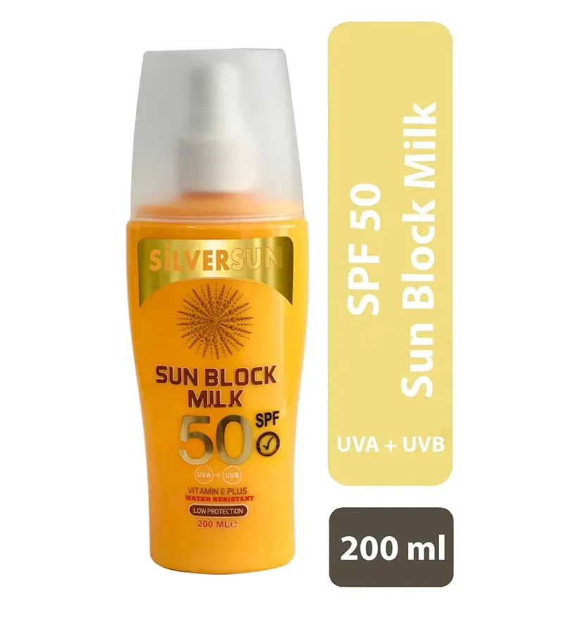 SİLVERSUN 200 ML F50   SUN MİLK