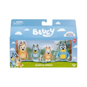 Bluey 4'lü Figür Set - Asorti