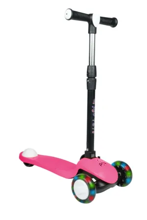 PRO WHEELS IŞIKLI SCOOTER KOYU PEMBE 3+ 50 KG