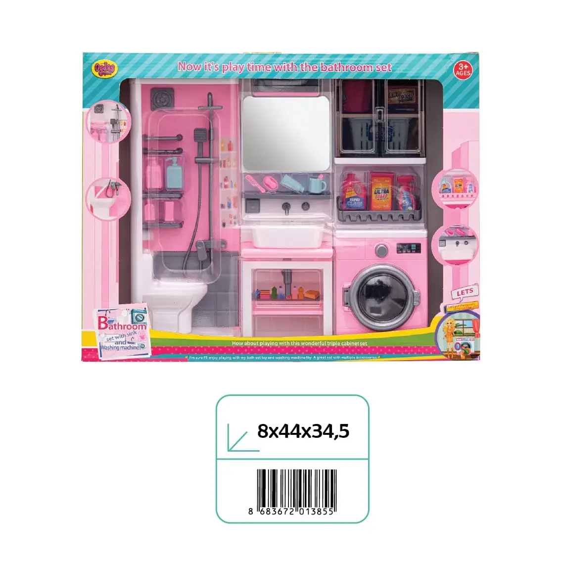 02385 KUTUDA 3LÜ YENİ BANYO SETİ*12*