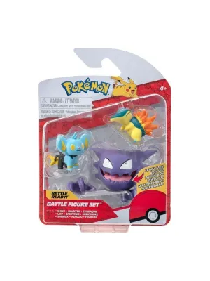 POKEMON BATTLE 3'LÜ FİGÜR SETİ SERİ 16 ASORTİ