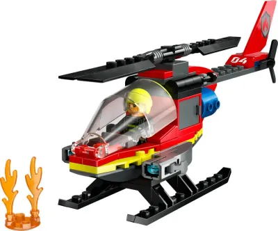 Lego City İtfaiye Kurtarma Helikopteri 60411
