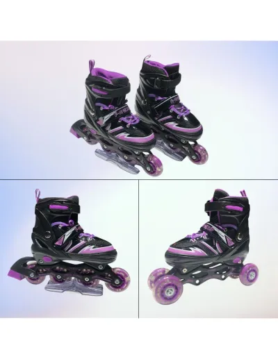 F SPORTS BLACK AYARLANABİLİR IŞIKLI PATEN M