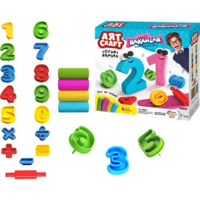 3D RAKAMLAR HAMUR SET 200 GR.