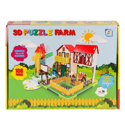 ÇİFTLİK 3D BOYUTLU PUZZLE