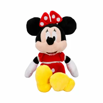 SUN-LFN-PELUŞ MINNIE KIRMIZI ELBİSELİ M2/38CM.(MMCH)