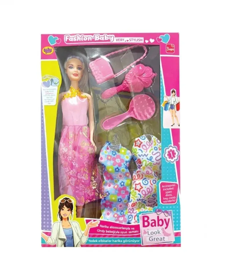 02252 ANLILY BEBEK 2 YEDEK ELBISELI*48*