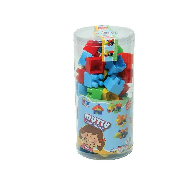 SİLİNDİR KUTUDA- BLOKLAR 48 PARÇA