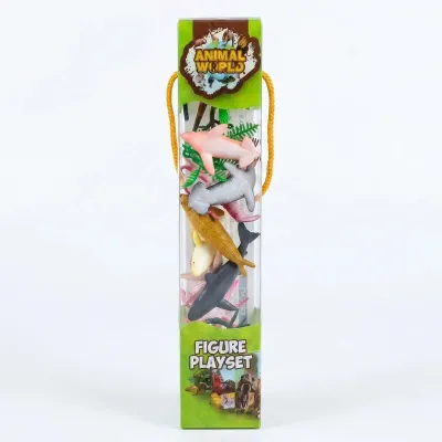 Seher Plastik Figür 12 Deniz Hayvanı Ve 1 Ağaç HY7
