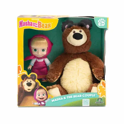 MASHA KOCA AYI 20 CM PELUŞ 12 CM BEBEK