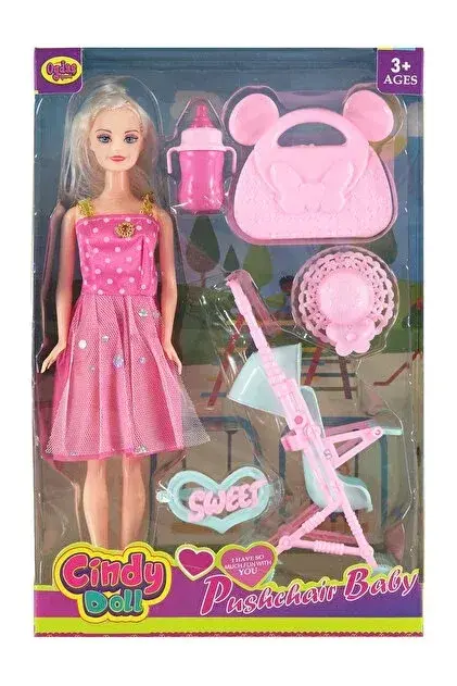 02269 CINDY DOLL KUTUDA PUSETLİ BEBEK*36*
