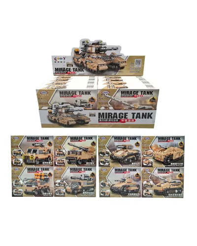 KUTUDA 8 ASST.ASKERİ ARAÇLAR LEGO