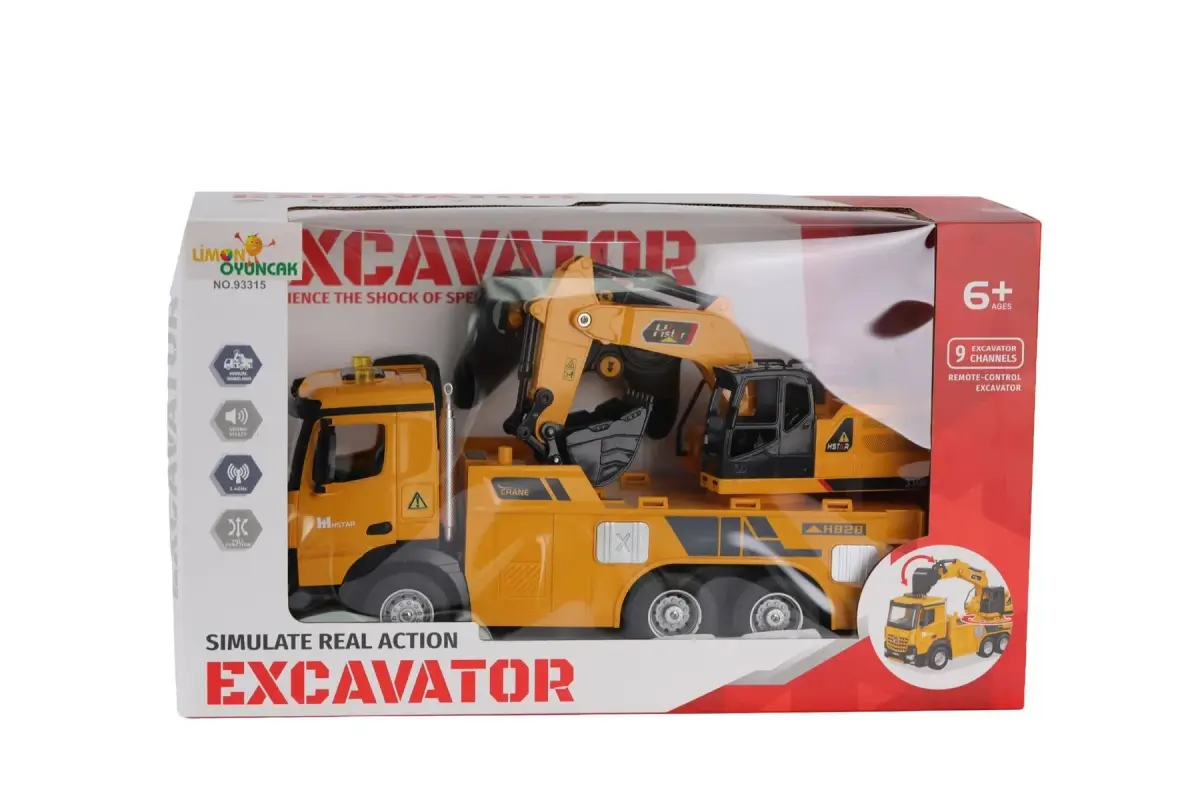 ŞARJLI KUMANDALI 9 KANALLI İŞ MAKİNESİ