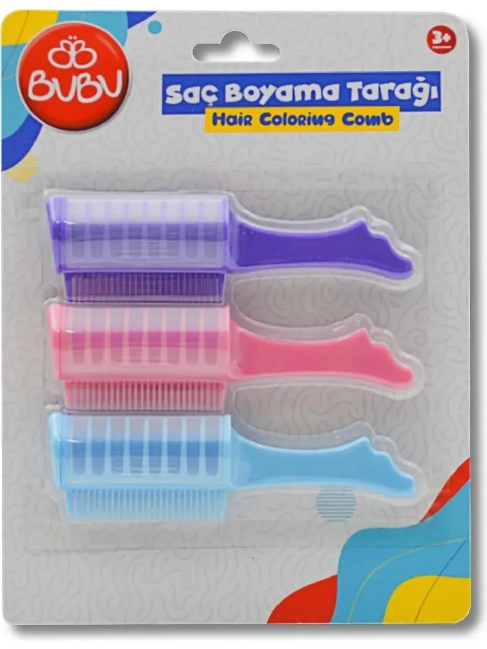 BU-BU SAÇ BOYAMA TARAĞI 3 LÜ