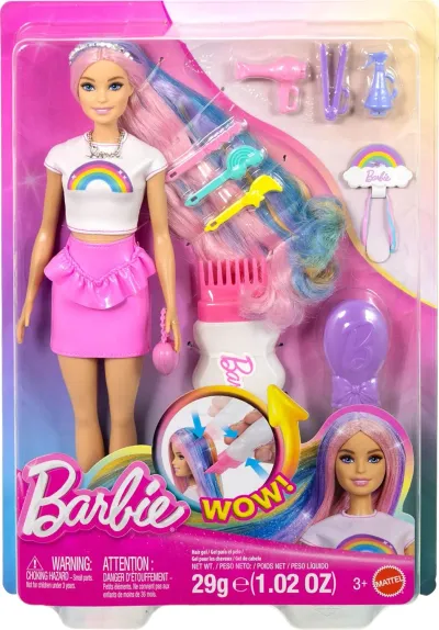 Mattel Barbie Gökkuşağı Sarı Saçlı