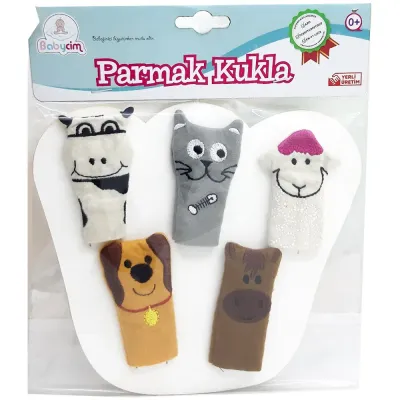 BABYCİM 5Lİ ÇİFTLİK HAYVANLARI PARMAK KUKLA