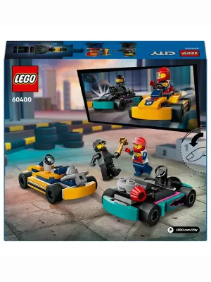LEGO GO-KARTLAR VE YARIŞ SÜRÜCÜLERİ