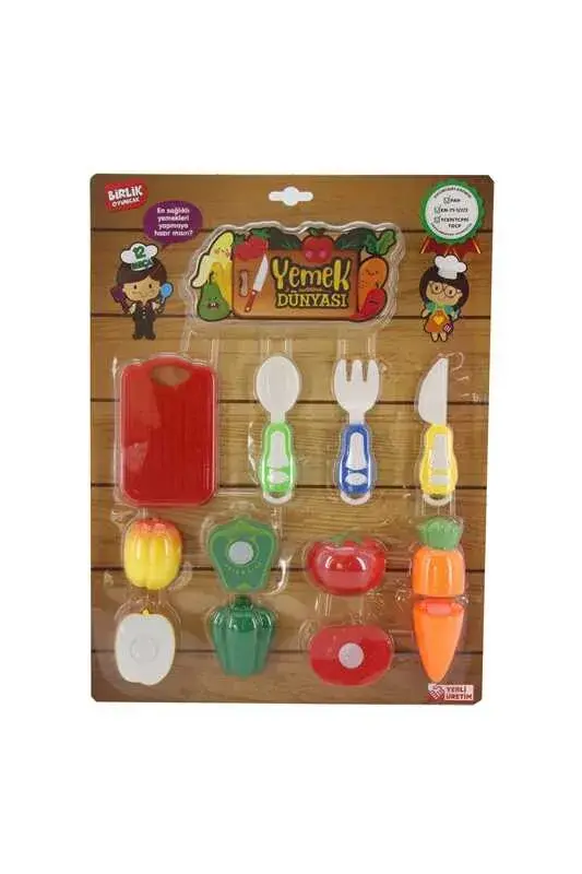 12 PCS KAYISILI KESİLEBİLEN MEYVE SEBZE