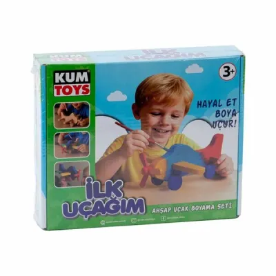 İLK UÇAĞIM AHŞAP BOYAMA SETİ