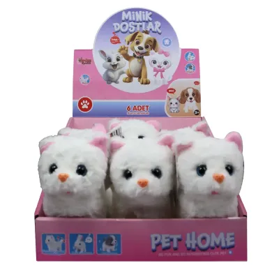 PELUŞ EVCİL KEDİ SESLİ VE YÜRÜYEN